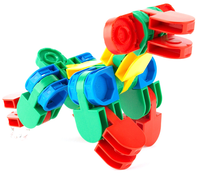 こいぬ（27ピース使用） | 新感覚ブロック型知育玩具iRINGO(アイリンゴ)